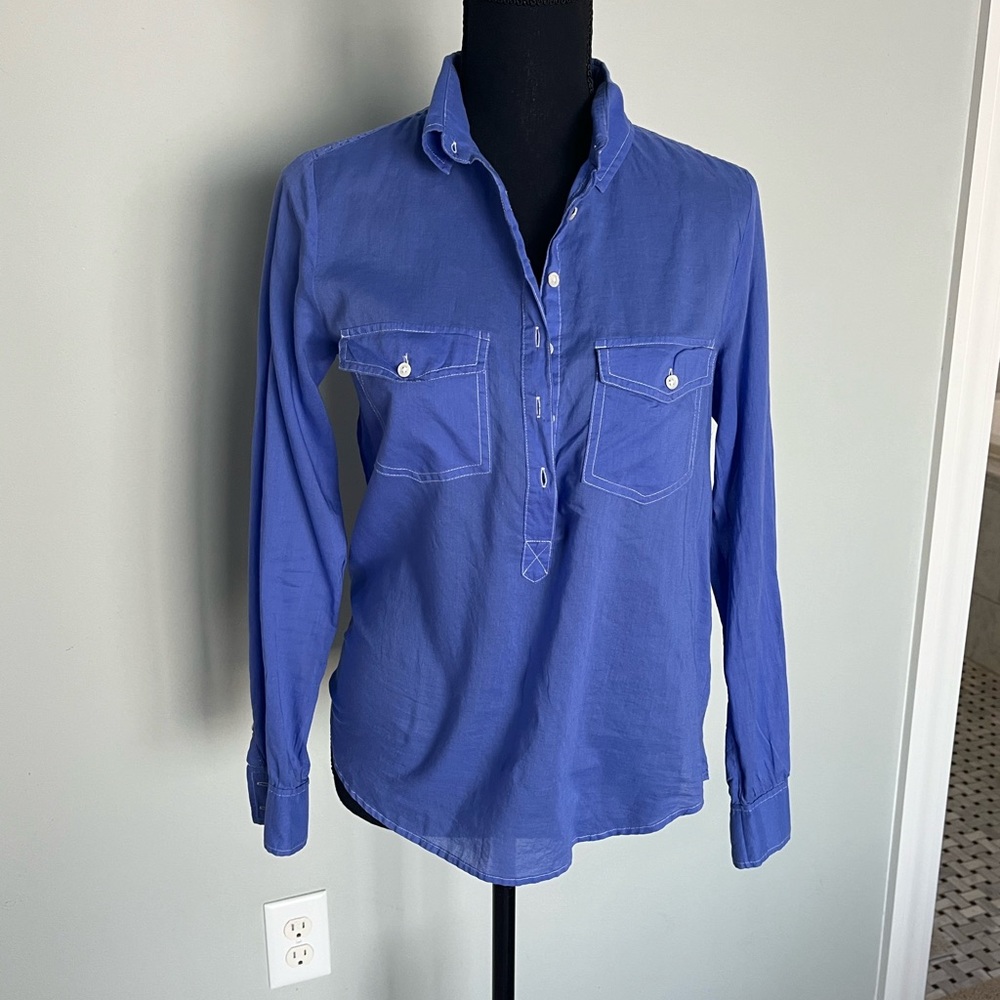 Breezy JCrew shirt, great with shorts or white jeans